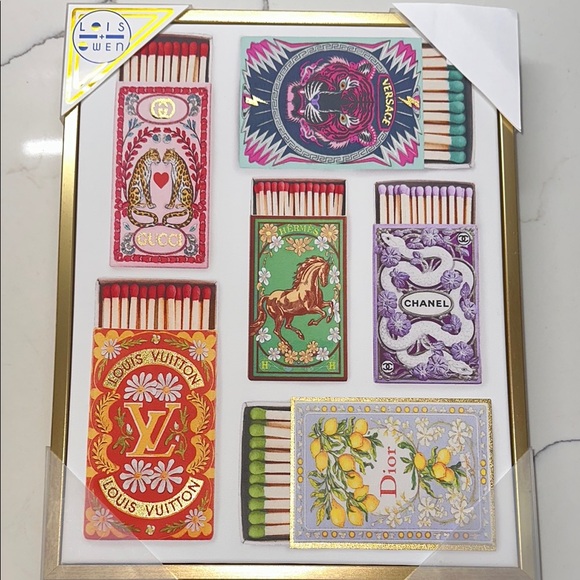 Designer Matchbox Wall Art